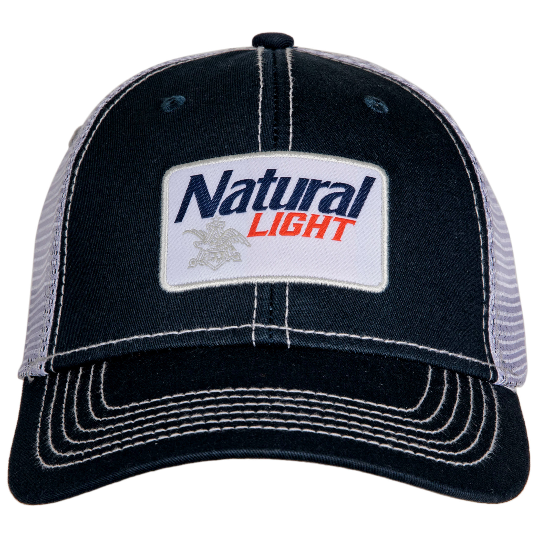 Natural Light Mesh Back Snapback Hat